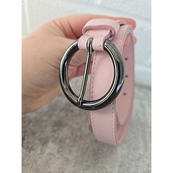 Orciani Women\'s Leather Pink Belt Size 80 Made In Italy main image 4